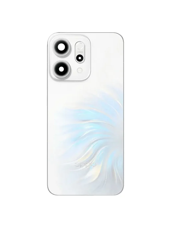Задняя крышка для Oppo Reno 13 белая (White) со стеклом камеры