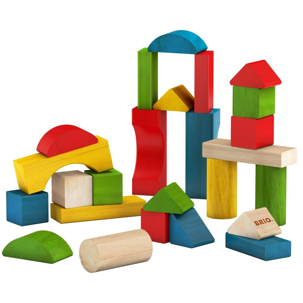 Brio - Набор из 25 деревянных кубиков 30114 / артикул   30114  / GTIN 7312350301144
