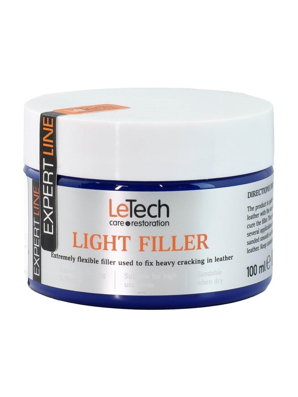 LeTech Expert Line Жидкий ремонтный состав (Leather Light Filler BLUE) 100мл