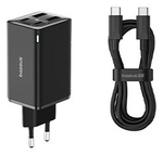 Зарядное устройство Baseus GaN6 Pro 2C+2U 65W USB Type-C, USB черный