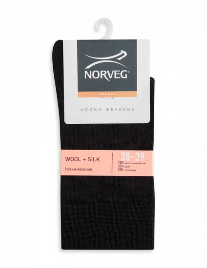Термоноски женские Norveg Wool+Silk (9WSW)