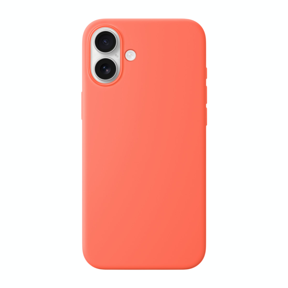 Силиконовый чехол MagSafe Apple Silicone Case для iPhone 16 Plus, Мандарин