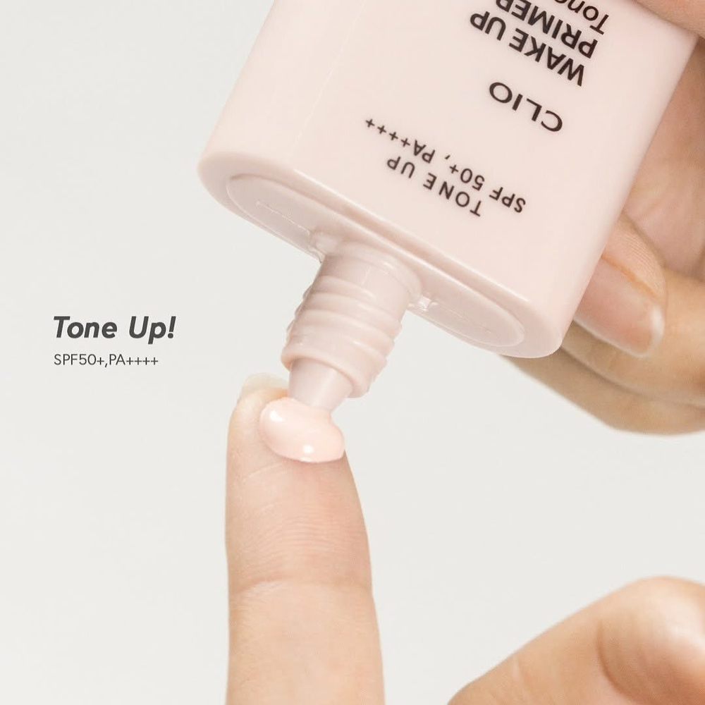 CLIO Wake Up Primer Tone Up - праймер-база для лица с тон-ап эффектом (30 мл)