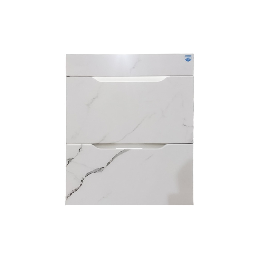 Тумба напольная ORBITA-4 МОДЕРН 60, 2 ящика. под раковину Cersanit COMO, Мрамор белый