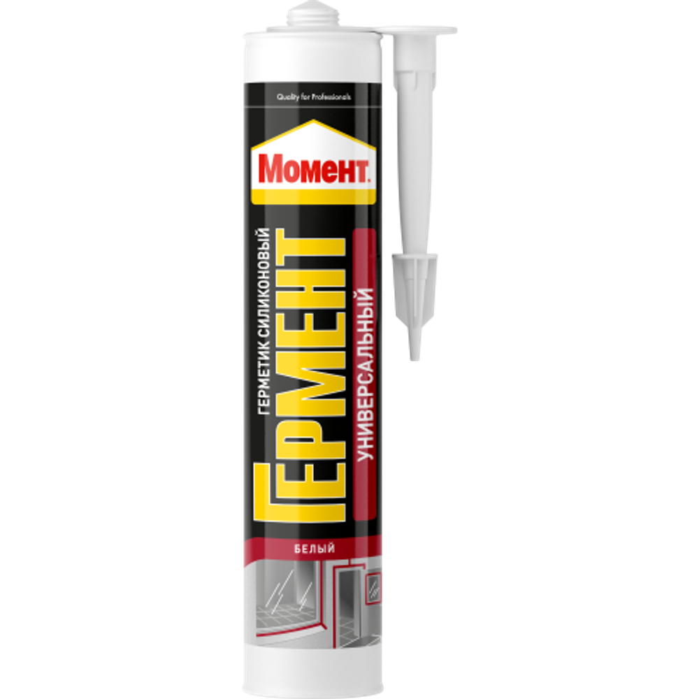 Герметик Момент 2048977 ГЕРМЕНТ силиконовый универсальный белый 280 мл.