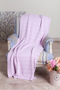 Плед 150х200 Luxberry Lux 41 сиреневый Португалия