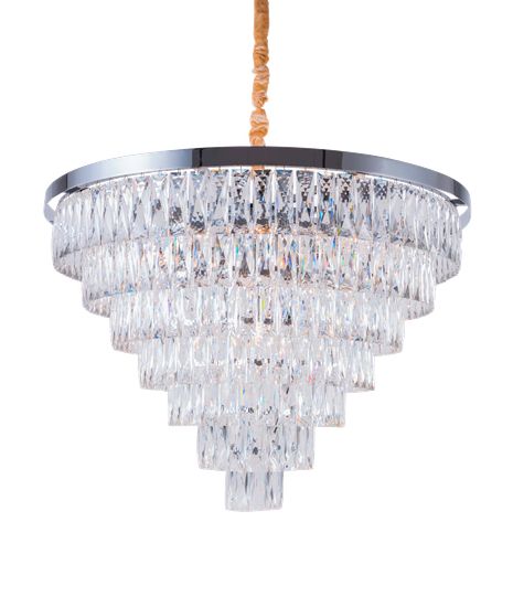 2431R/18A CHR+CL (1) Люстра (в 2-х коробках) NW