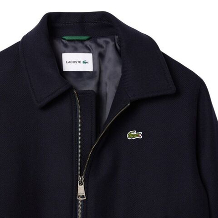 Куртка теннисная Lacoste Zip-Up Padded Wool Aviator - navy blue