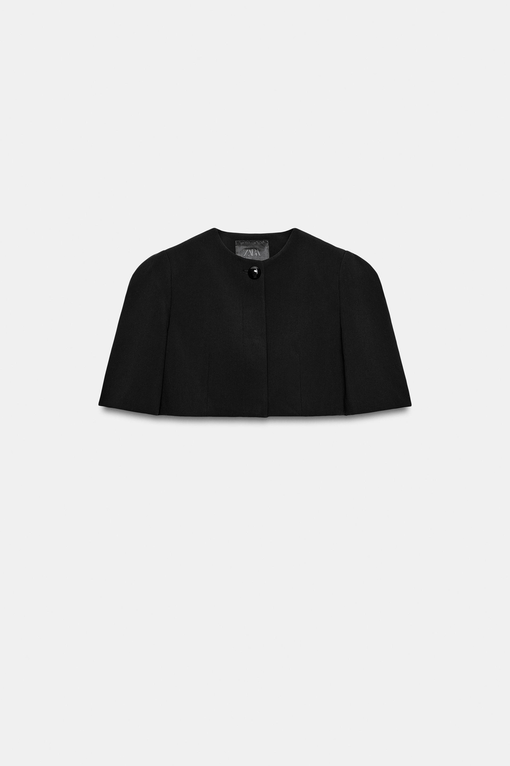 ZARA УКОРОЧЕННЫЙ БЛЕЙЗЕР — ZW COLLECTIO, ЧЕРНЫЙ