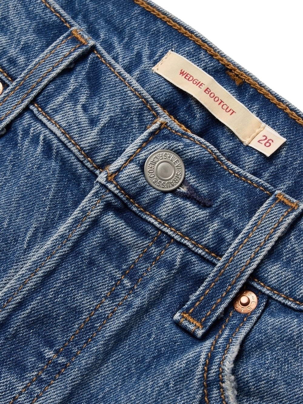 Женские джинсы с завышенной талией Levi's Wedgie Bootcut A8710-0002