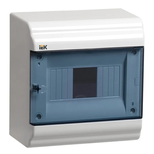 Бокс PRIME ЩРН-П-6 модулей навесной пластик IP41 прозрачная дверь ИЭК MKP82-N-06-41-20