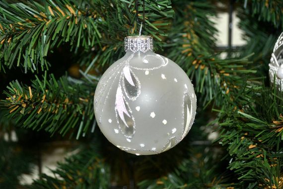 Шар &quot;Бархатистый&quot; 80 мм., стекло, в подарочной упаковке, Батик (КУ-85-1258)