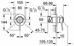 Готовое решение для гигиенического душа GROHE BauClassic (26506) скрытого монтажа (129186)