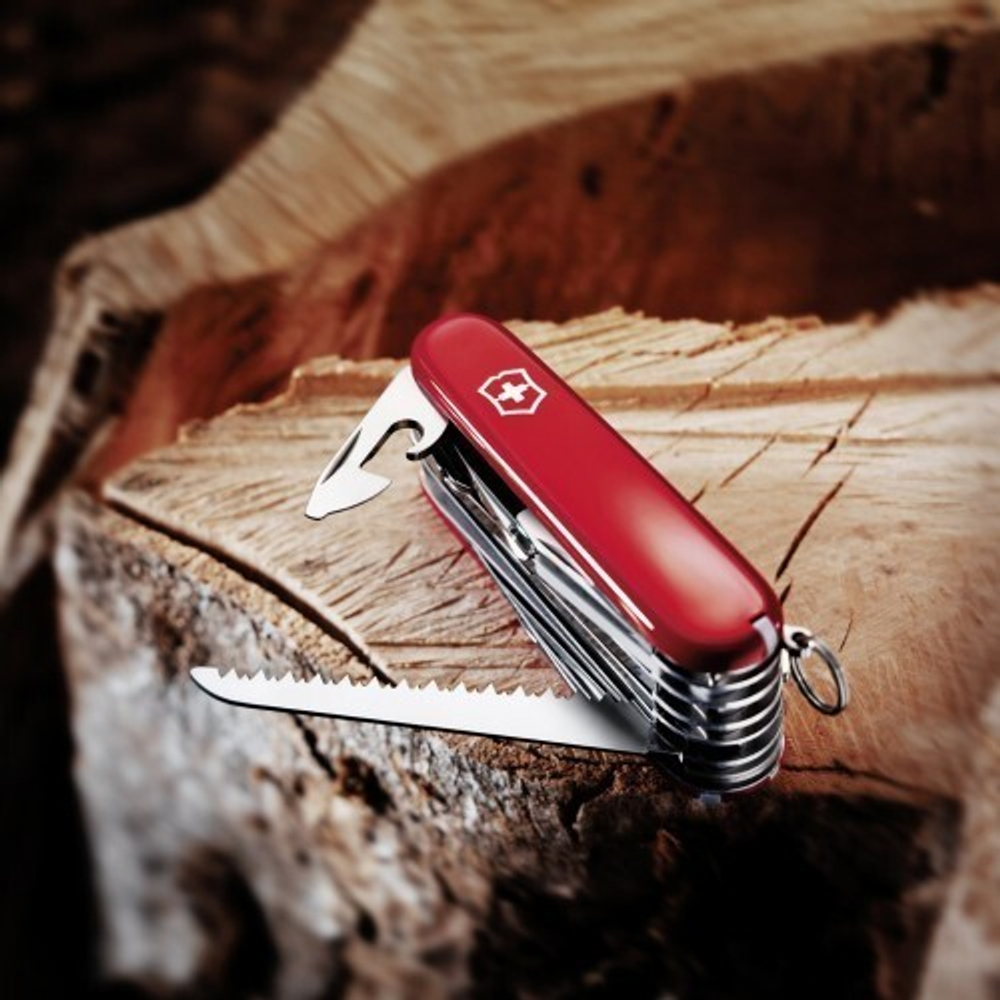 Нож Victorinox SwissChamp, 91 мм, 33 функции, красный