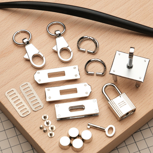 Комплект фурнитуры для сумки Kelly 28/30, цинковый сплав, цвет серебро