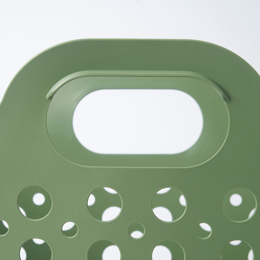 IKEA SLIBB  (ИКЕА СЛИББ)  -  Гибкая корзина для белья, зеленая, 24 л