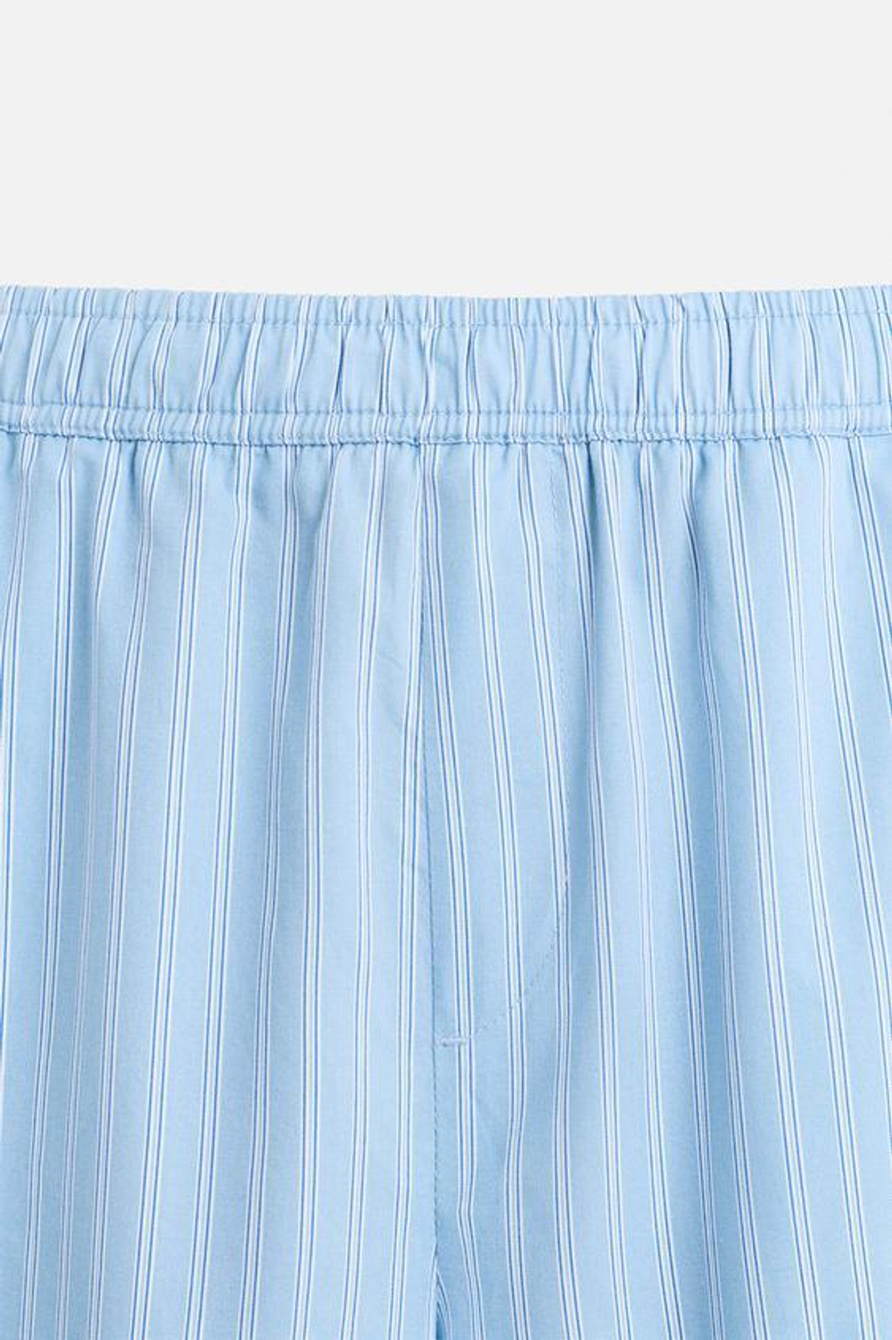 ZARA БРЮКИ В ПОЛОСКУ, ГОЛУБОЙ