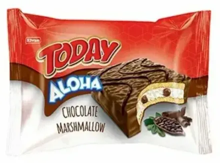 Пирожное Тудей Алоха Шоколад с маршмеллоу 40гр