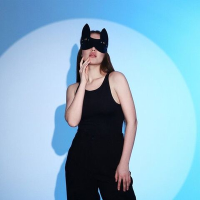 Оригинальная черная маска Моя киска (Цвет: черный)