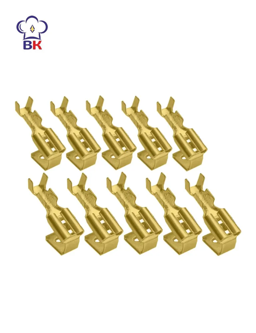 Наконечник кабельный, клеммы плоские папа-мама 6,3 мм - 10 штук