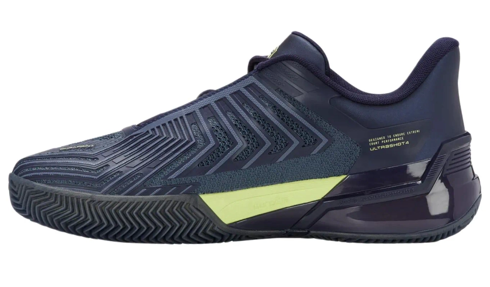 Теннисные кроссовки K-Swiss Ultrashot 4 Clay - vintage indigo/naval academy/luminary green