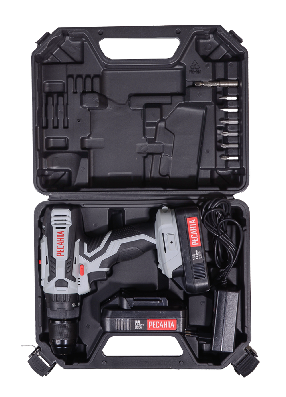 Дрель-шуруповерт аккумуляторная Ресанта ДА-18-2ЛК-У