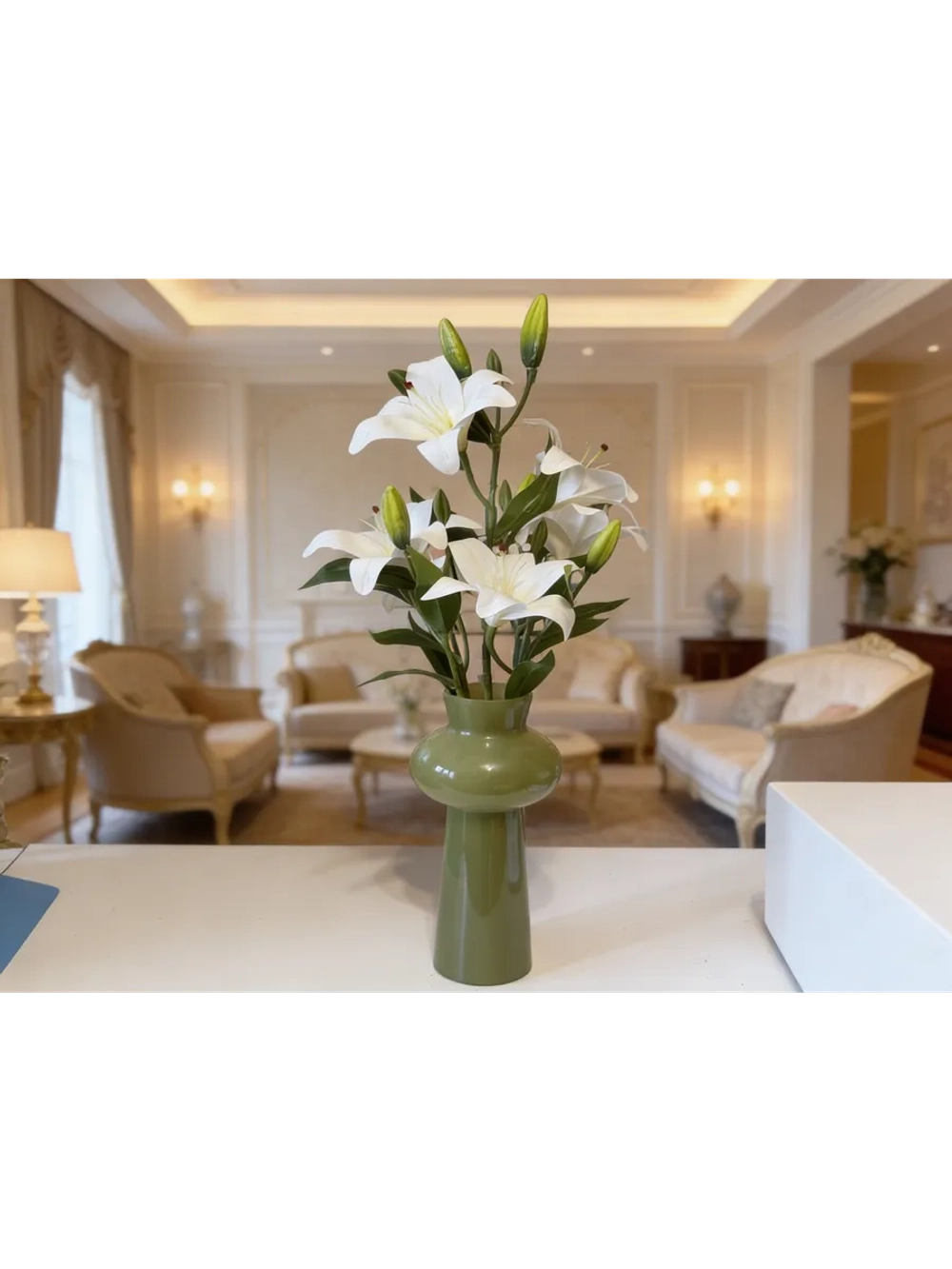 Букет искусственных лилий