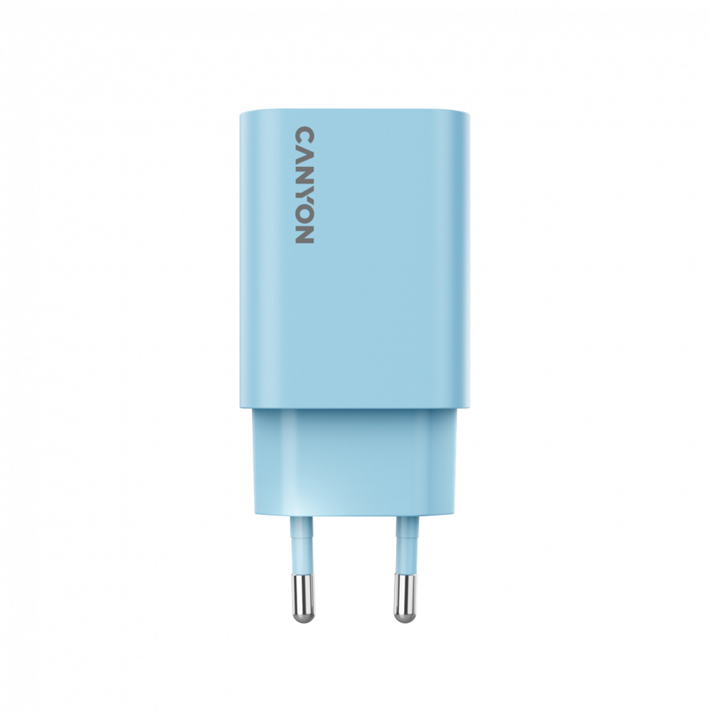 CANYON charger OnCharge 30CL Max Power 30W 1xPD EU Light Blue