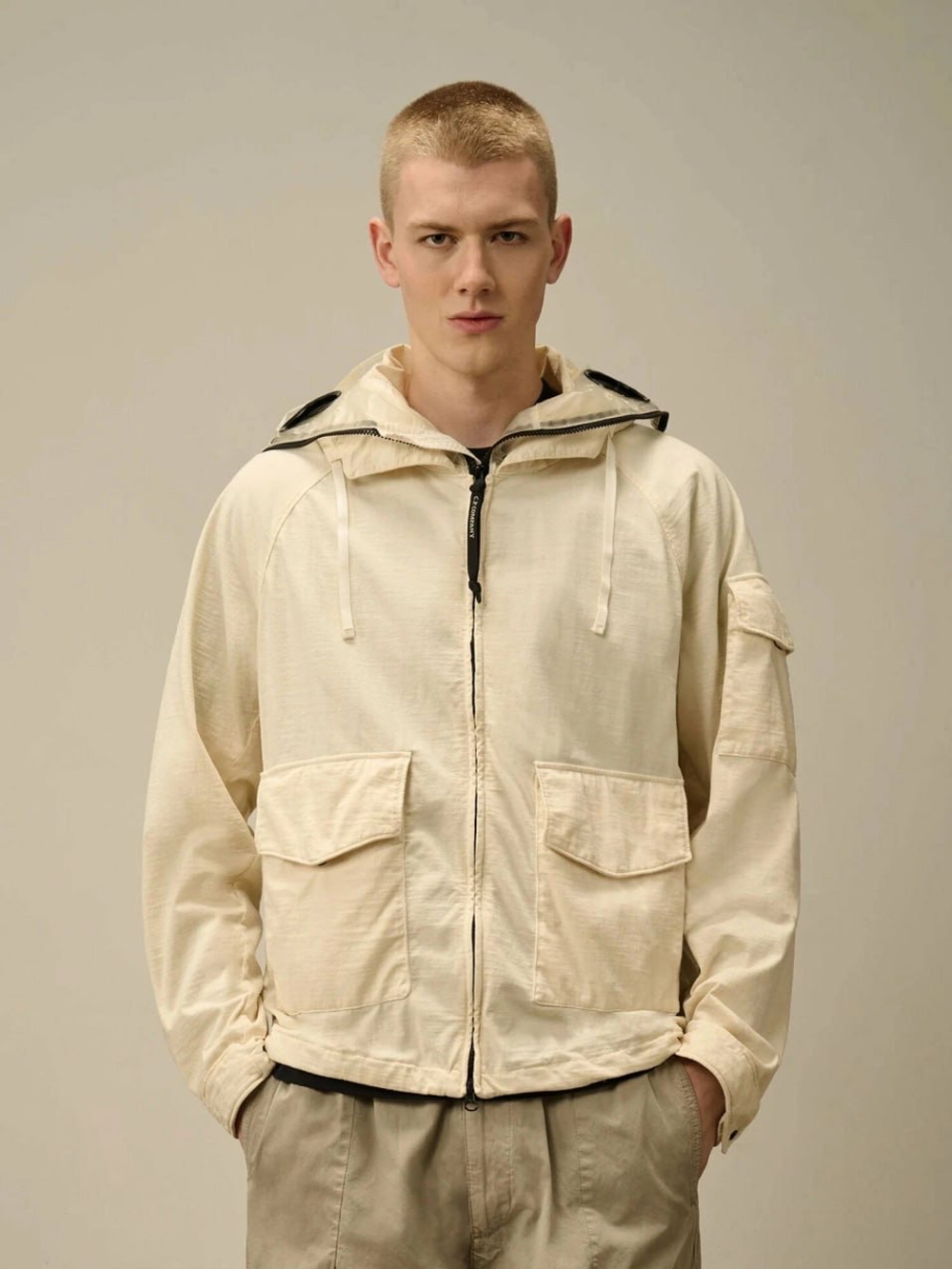 Куртка C.P. Company Knitted Nylon Jersey Explorer Jacket