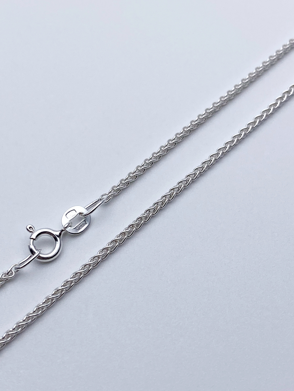 Цепь "Колос"из серебра /Толщина проволоки 0.4 мм.