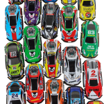 Набор инерционных машин 50 шт, коробка