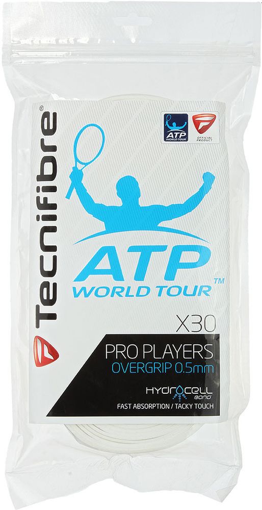 Теннисные намотки Tecnifibre Pro Player&#39;s 30P - white