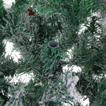 Елка «Заснеженная принцесса» 210 см, ПВХ, леска, резина с белым напылением (1230 веток)