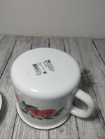 Чайник 1л цил белый  Персики 42704-072/4