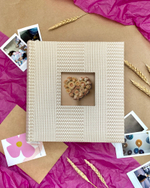 Фотоальбом Делюкс на 200 фото 10х15 см, бум. листы , книж. переплет свадебный ethno west