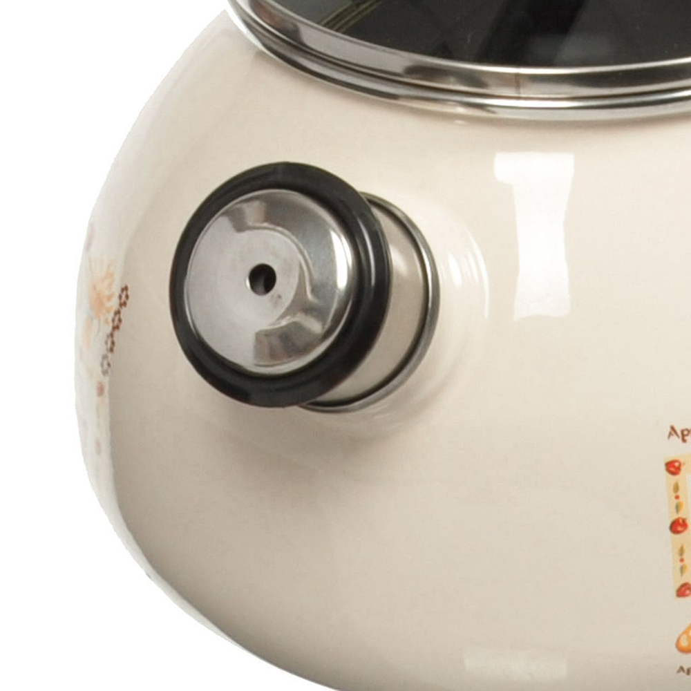 Чайник сталь, эмал, 2 л, свист, руч консоль, СтальЭмаль, Садовая песня, сл кость, 4с210я