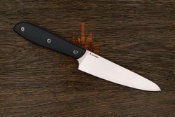 Нож кухонный MOYO Премьер универсальный 150мм, сталь AR-RPM9, рукоять G10-extra черный