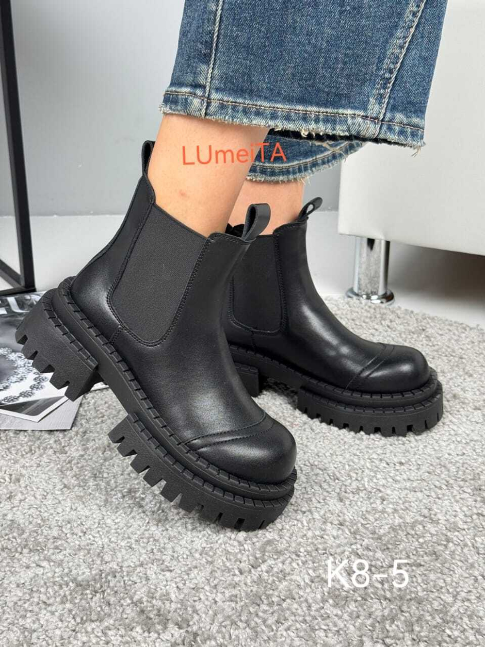 Ботинки нат. кожа по 6 пар (36-40)р./ 8-5