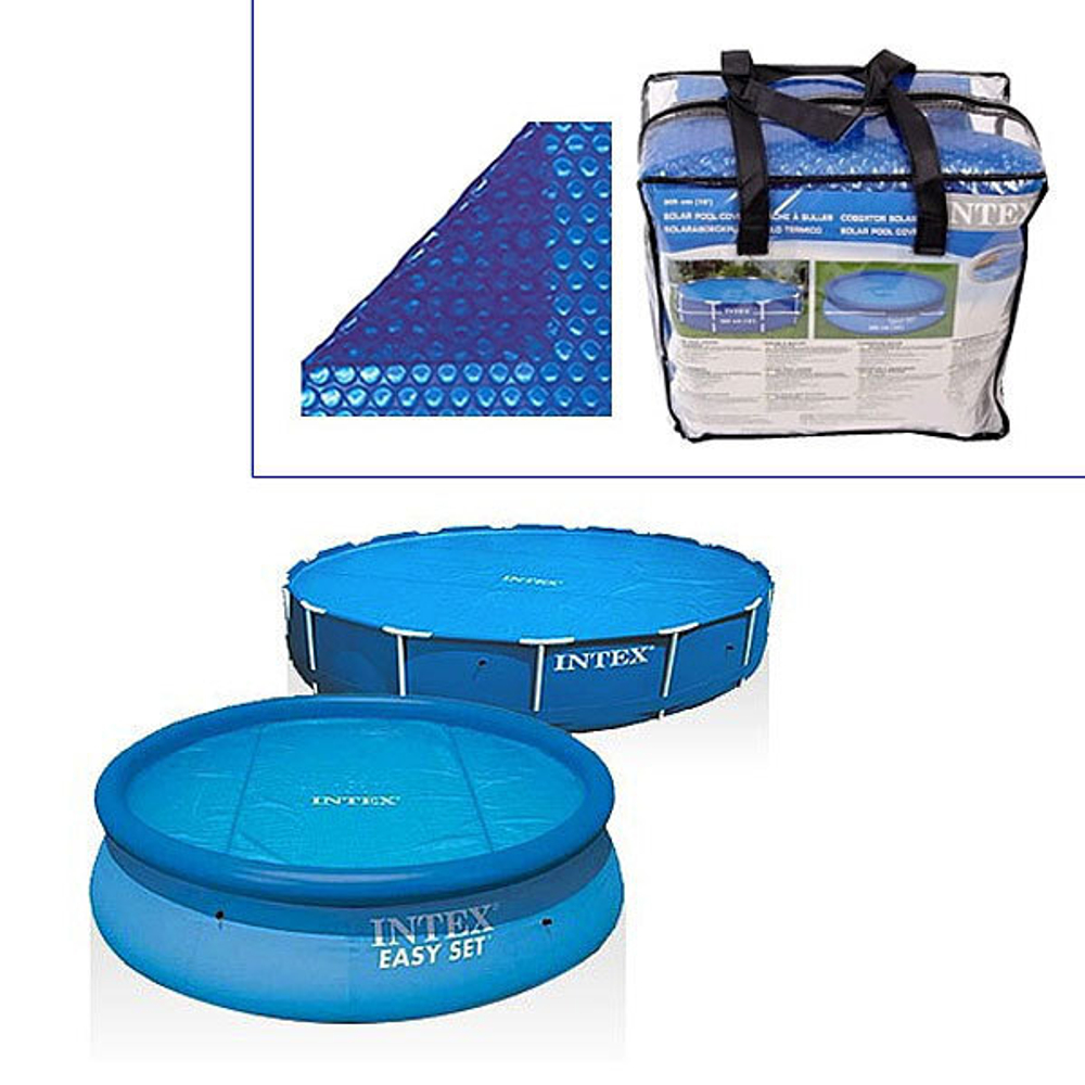 Чехол для надувных и каркасных бассейнов 305 см с нагревающим эффектом Intex (29021)