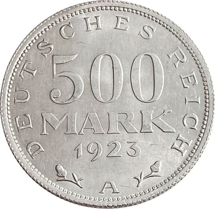 500 марок 1923 Германия "А"