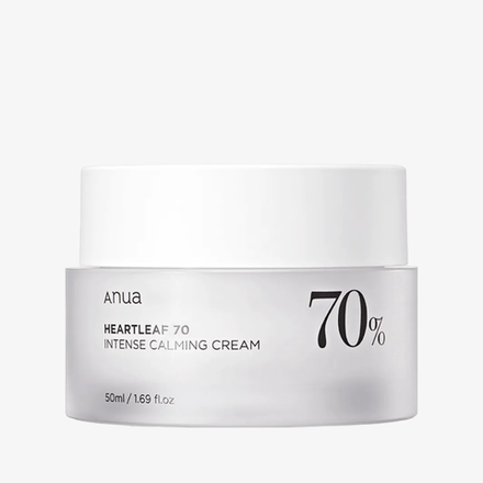 ANUA Крем для лица успокаивающий Heartleaf 70% Intense Calming Cream (50 мл)