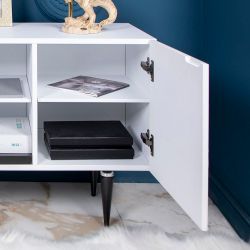 Тумба под ТВ Тропик 155см Классик Айс Сильвер Найт