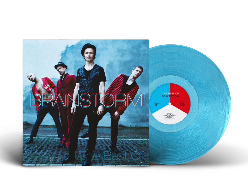 LP: Brainstorm – «The Best Of» (2014/2025) [Clear Blue Vinyl]