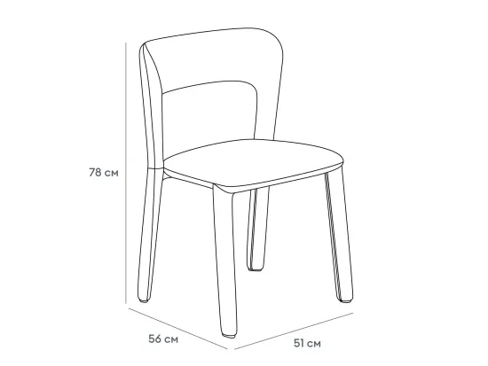 Стул Rihom шенилл 938528