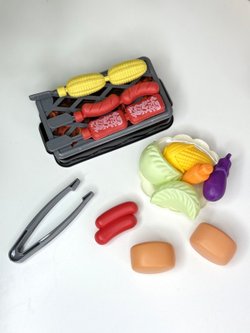 Игровой набор посуды и продуктов на липучке 82 элемента (201914939)