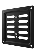 Решетка вентиляционная MER регулируемая 100x100 окраш.сталь Black ERA