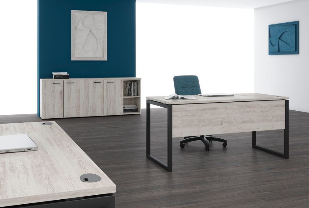 Рабочая станция 2 места металлокаркасе XTEN-Q (Икстен кью) XQWST 1214