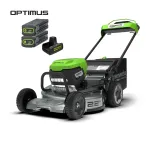 Газонокосилка аккумуляторная Greenworks LM221S Арт. 2519407U2B, OPTIMUSTM, 82V, 56см, самоходная, бесщеточная, с 2хАКБ 5Ач и ЗУ для 2-х аккумуляторов