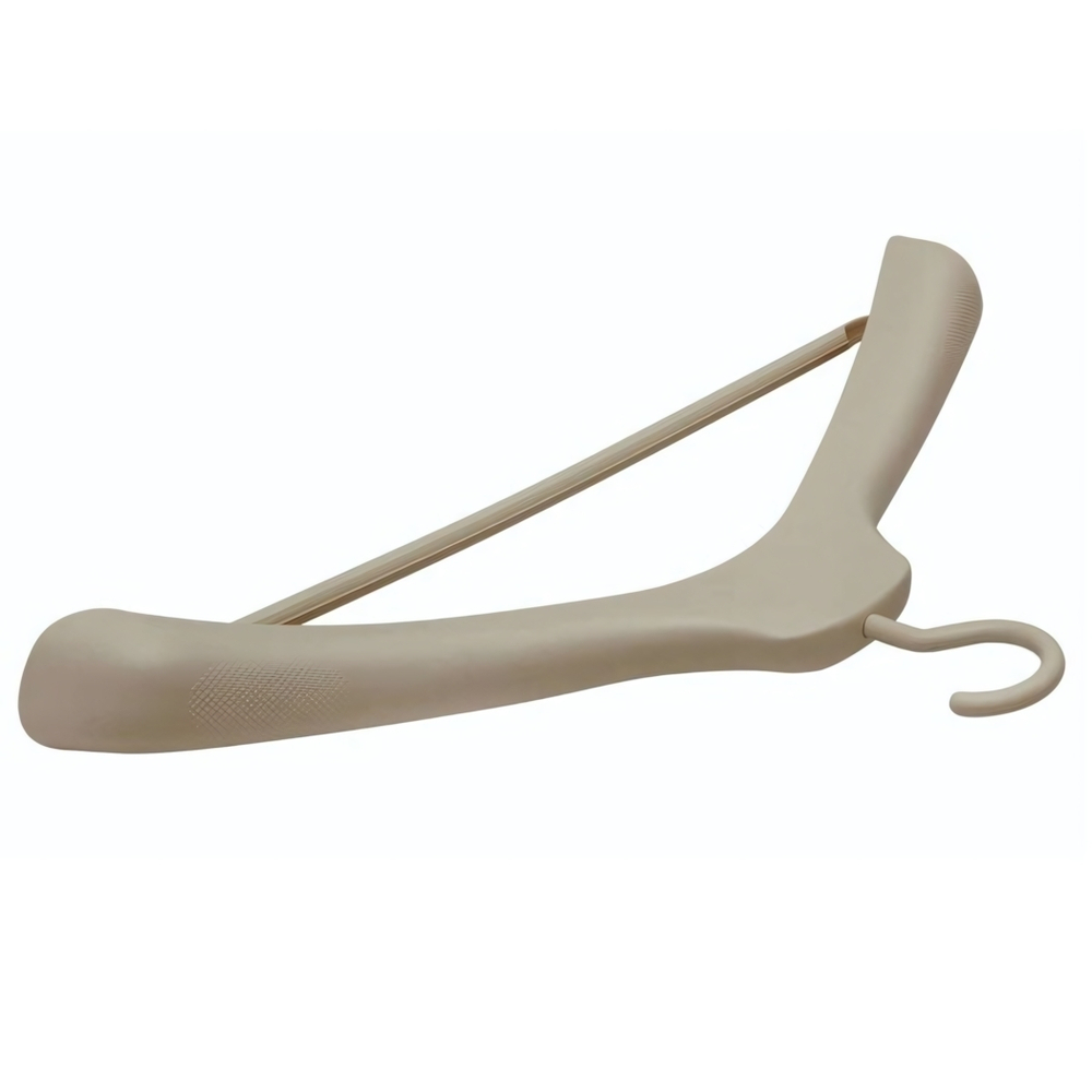 Вешалка "Элластик" большая с вращающимся крючком, цвет слоновая кость