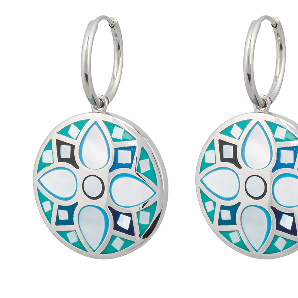 Серьги Fiore Luna AE01688-4 BL/S